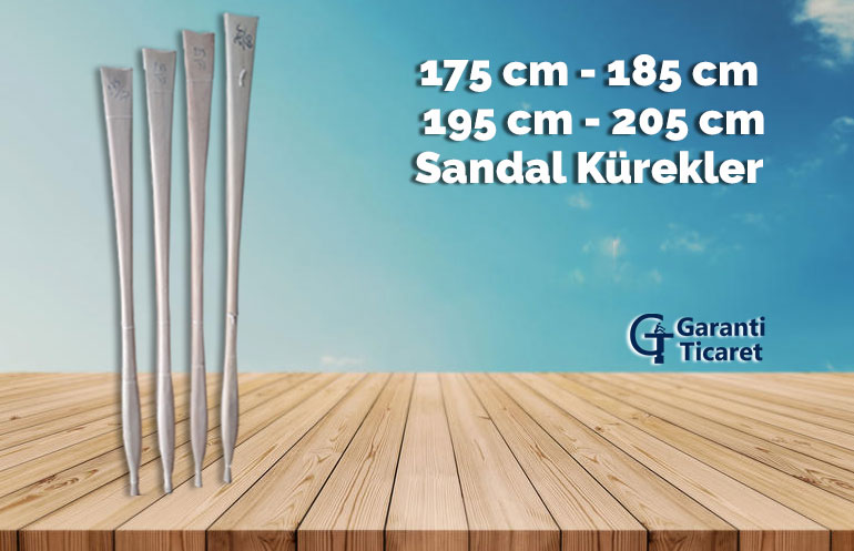 2,75 m - 3,50 m Teknelere Uygun Sandal Kürekler