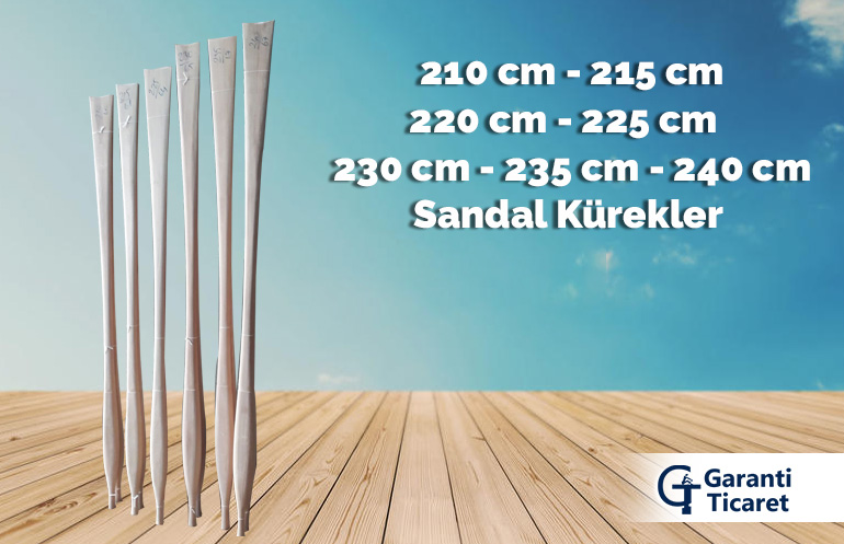 4 m - 4,50 m Teknelere Uygun Sandal Kürekler